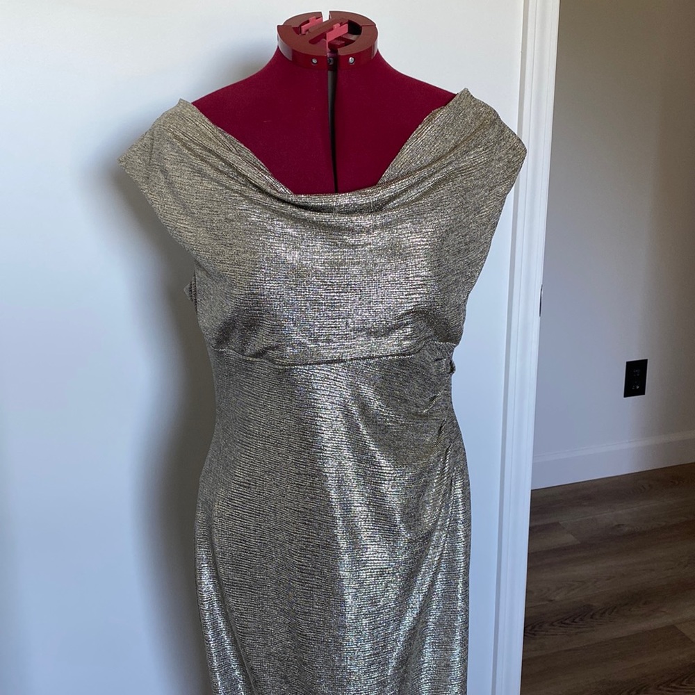 Connected Apparel Floor Length Formal Dress